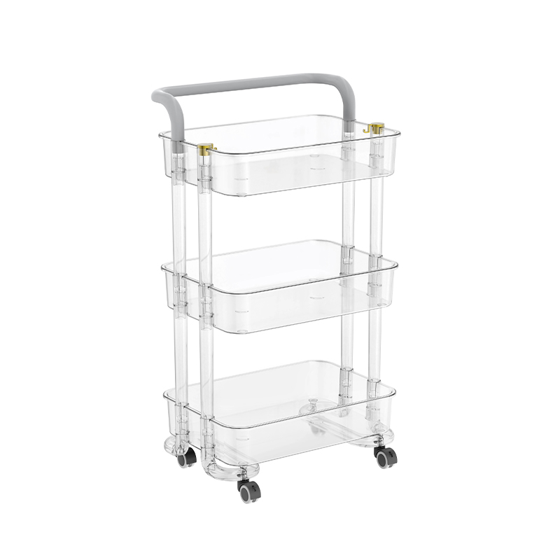 3-sloj PP PP ABS Mobile Storage Organizator kolica